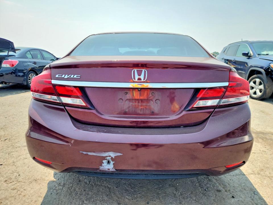 Photo 6 from auction – 2015 HONDA CIVIC with VIN 19XFB2F82FE228482