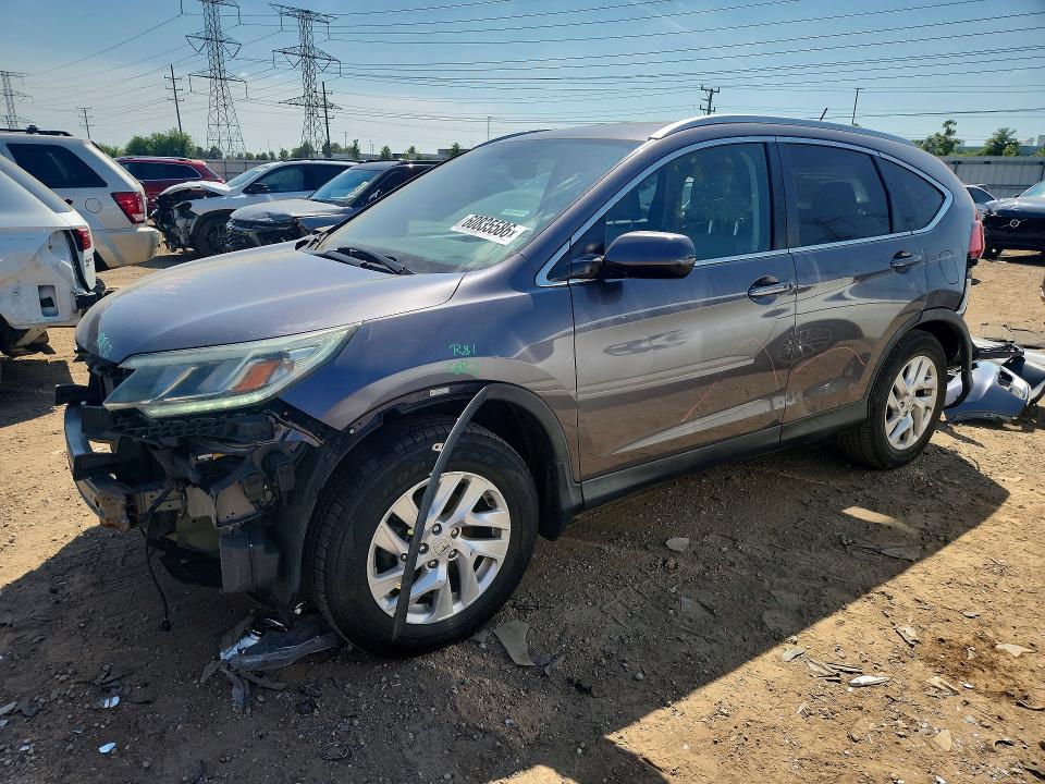 HONDA CR-V 2015 with VIN 2HKRM4H74FH606885 - Photo from auction