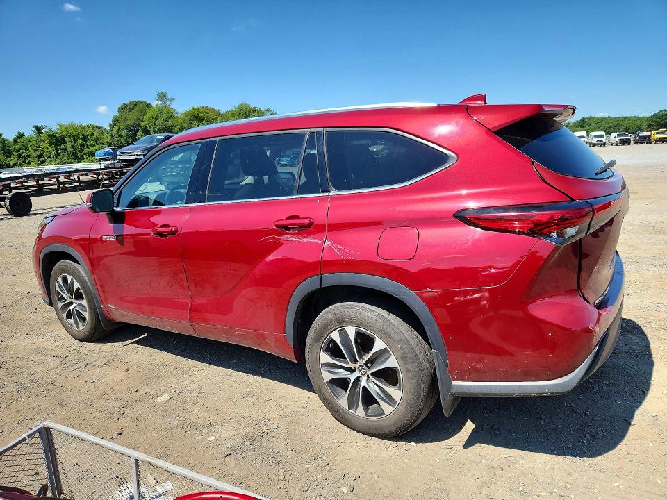 Photo 2 from auction – 2021 TOYOTA HIGHLANDER with VIN 5TDHBRCH7MS051551