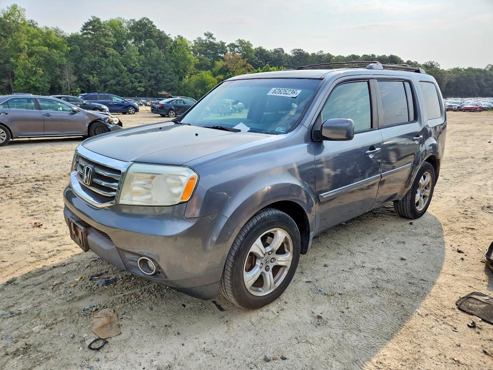 HONDA PILOT 2012 with VIN 5FNYF4H45CB017012 - Photo from auction