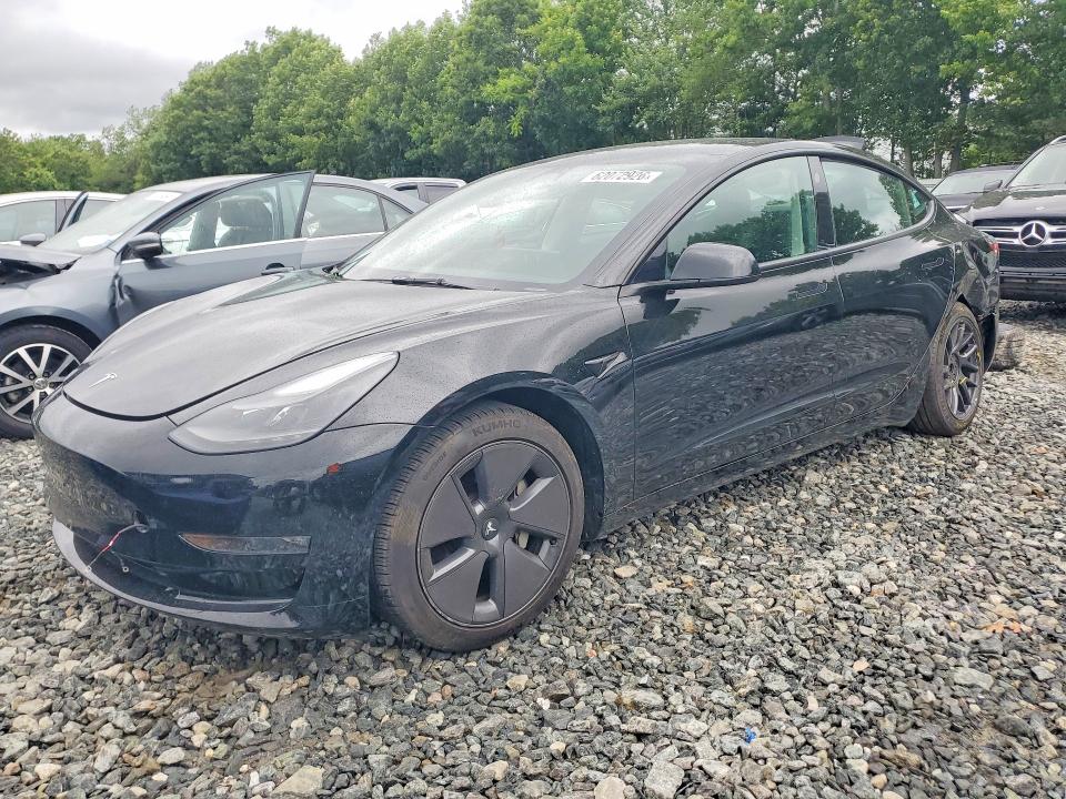 TESLA MODEL 3 2023 with VIN 5YJ3E1EBXPF608795 - Photo from auction