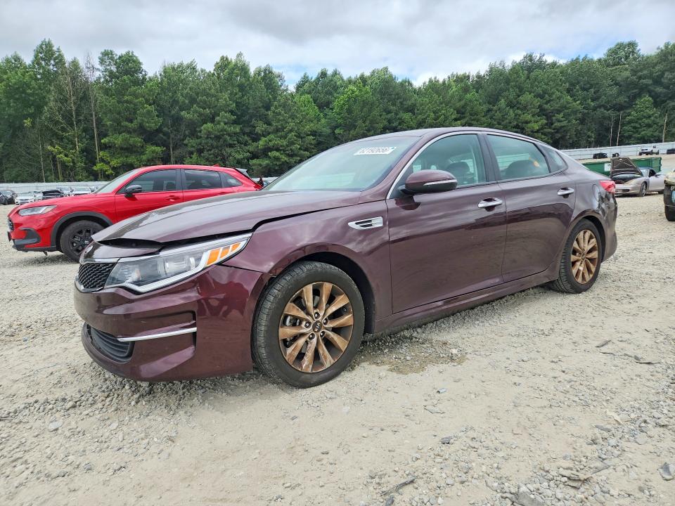 KIA OPTIMA 2018 with VIN 5XXGT4L36JG252855 - Photo from auction