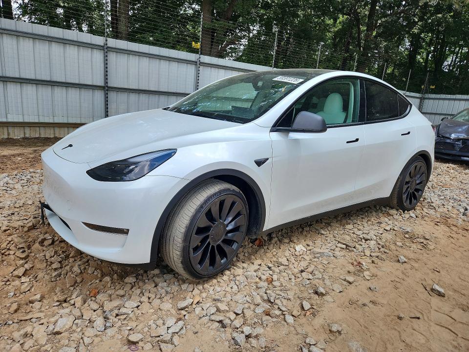 TESLA MODEL Y 2023 with VIN 7SAYGDEF1PF809282 - Photo from auction