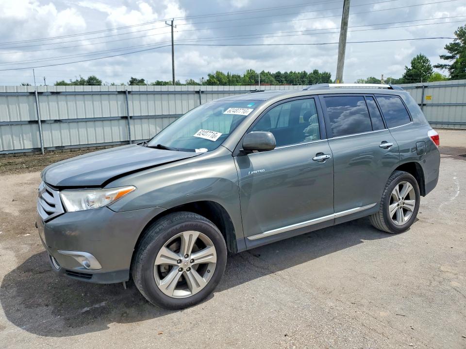 TOYOTA HIGHLANDER 2012 with VIN 5TDYK3EH9CS062771 - Photo from auction