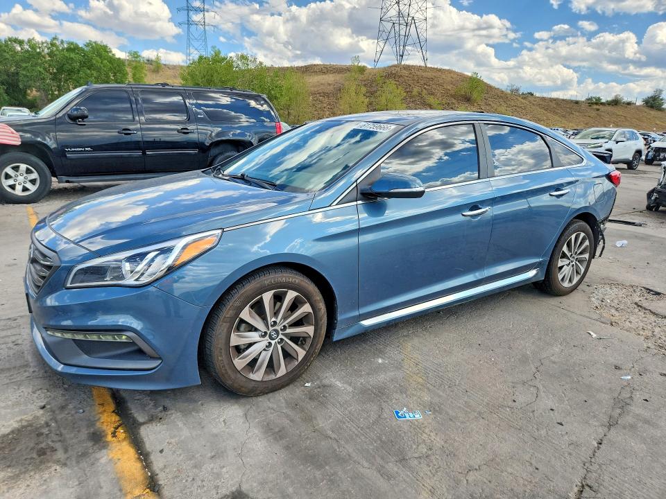 HYUNDAI SONATA 2016 with VIN 5NPE34AF6GH370907 - Photo from auction