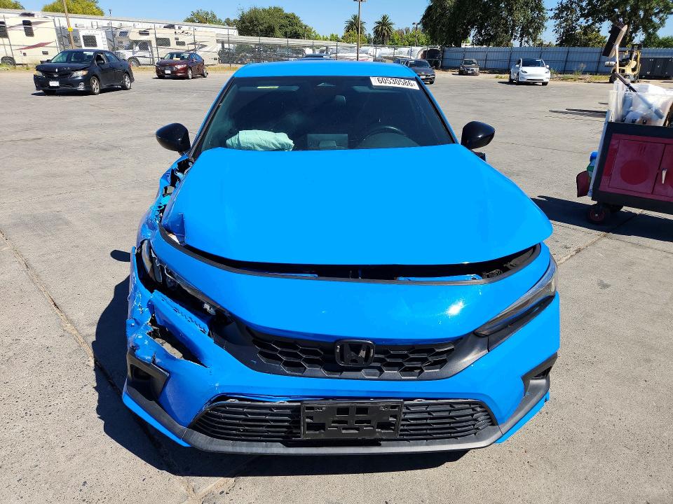Photo 5 from auction – 2022 HONDA CIVIC with VIN 19XFL2H8XNE024392