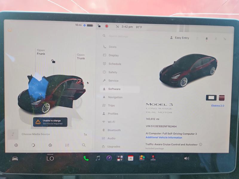 Photo 9 from auction – 2022 TESLA MODEL 3 with VIN 5YJ3E1EB2NF192464