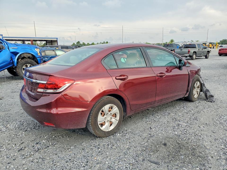 Photo 3 from auction – 2015 HONDA CIVIC with VIN 19XFB2F51FE002469