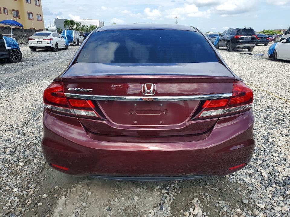 Photo 6 from auction – 2014 HONDA CIVIC with VIN 2HGFB2F59EH560042