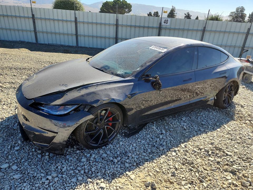 TESLA MODEL 3 2024 with VIN 5YJ3E1ET7RF810599 - Photo from auction