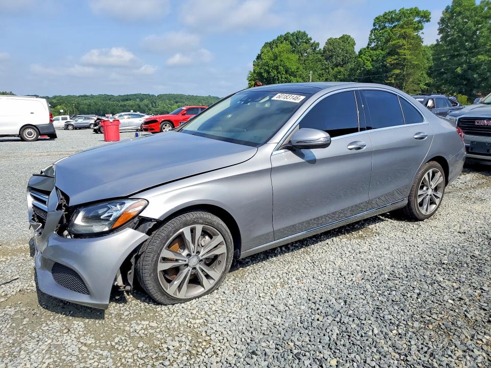 MERCEDES-BENZ C 2016 with VIN WDDWF4KB3GR171089 - Photo from auction