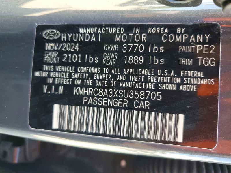 Photo 14 from auction – 2025 HYUNDAI VENUE with VIN KMHRC8A3XSU358705