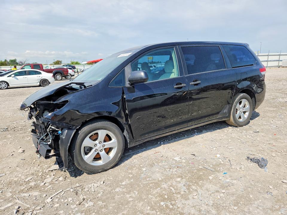 TOYOTA SIENNA 2012 with VIN 5TDZK3DC6CS191948 - Photo from auction