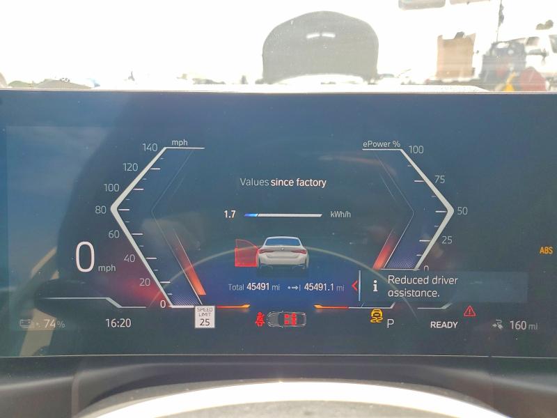Photo 9 from auction – 2023 BMW I4 with VIN WBY73AW05PFP54665