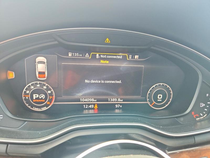 Photo 9 from auction – 2018 AUDI A5 with VIN WAUBNCF54JA057194