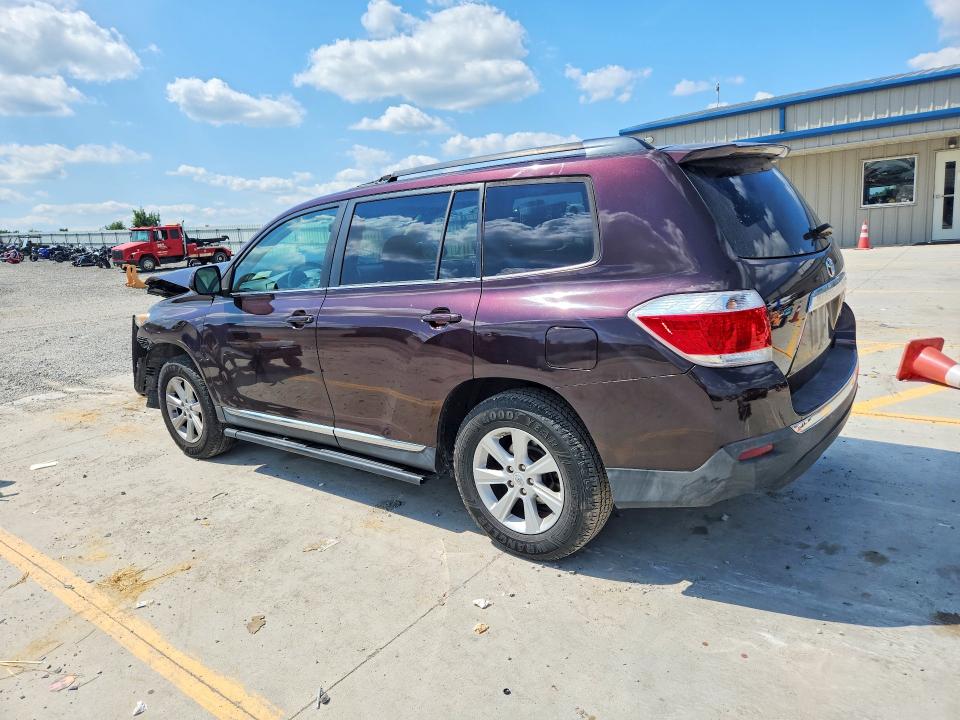 Photo 2 from auction – 2013 TOYOTA HIGHLANDER with VIN 5TDBK3EH0DS184636