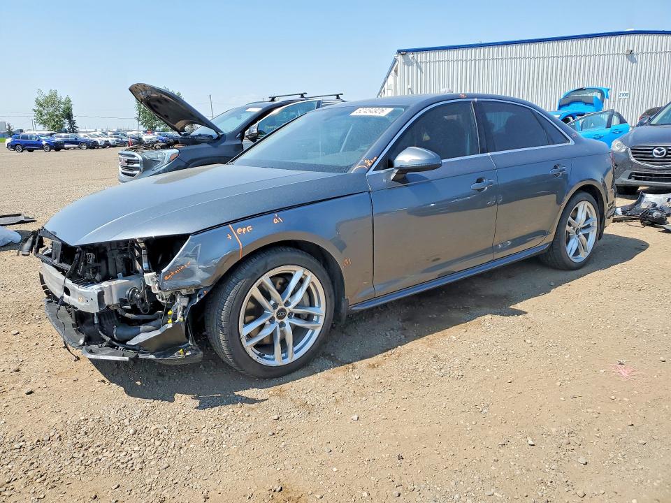AUDI A4 2018 with VIN WAUCNAF40JN001956 - Photo from auction