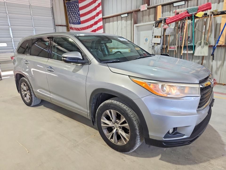 Photo 4 from auction – 2014 TOYOTA HIGHLANDER with VIN 5TDBKRFH6ES049437