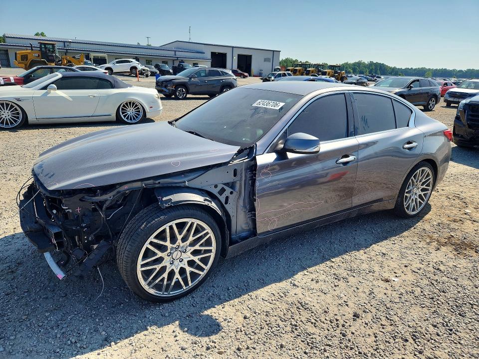 INFINITI Q50 2014 with VIN JN1BV7AP3EM692255 - Photo from auction