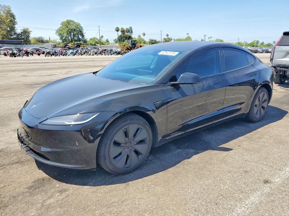 TESLA MODEL 3 2025 with VIN 5YJ3E1EA4SF058784 - Photo from auction