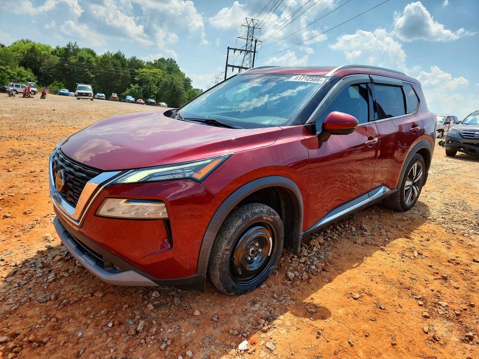 NISSAN ROGUE 2021 with VIN 5N1AT3CA9MC751079 - Photo from auction