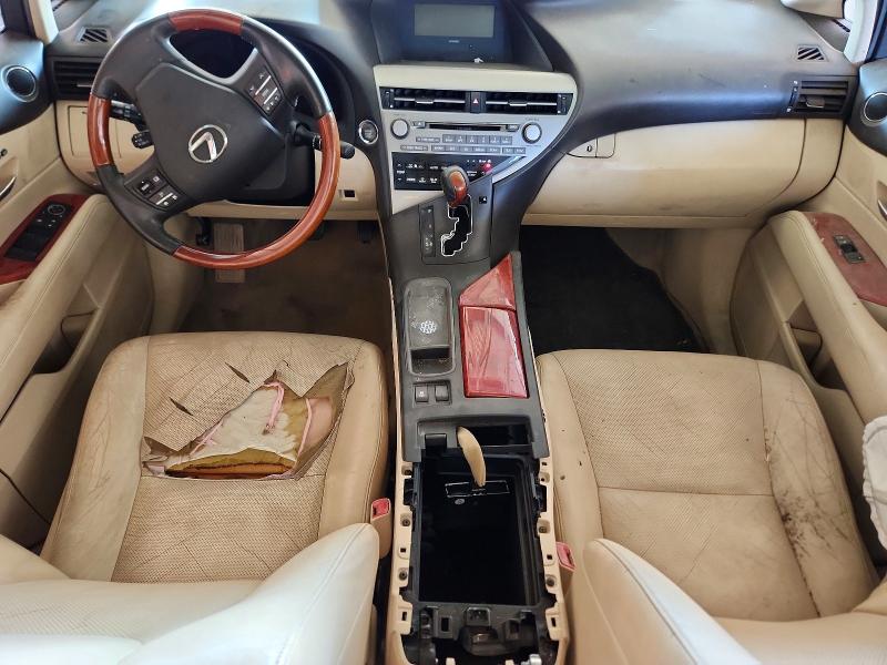 Photo 8 from auction – 2010 LEXUS RX with VIN JTJZK1BA0A2001200