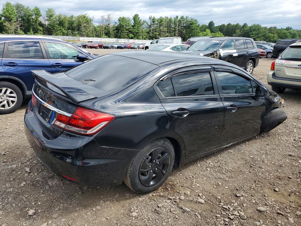 Photo 3 from auction – 2013 HONDA CIVIC with VIN 2HGFB2F59DH591029