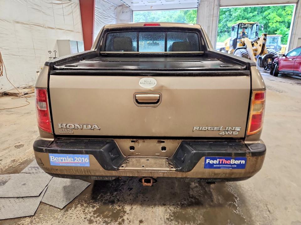 Photo 6 from auction – 2009 HONDA RIDGELINE with VIN 5FPYK16519B104525