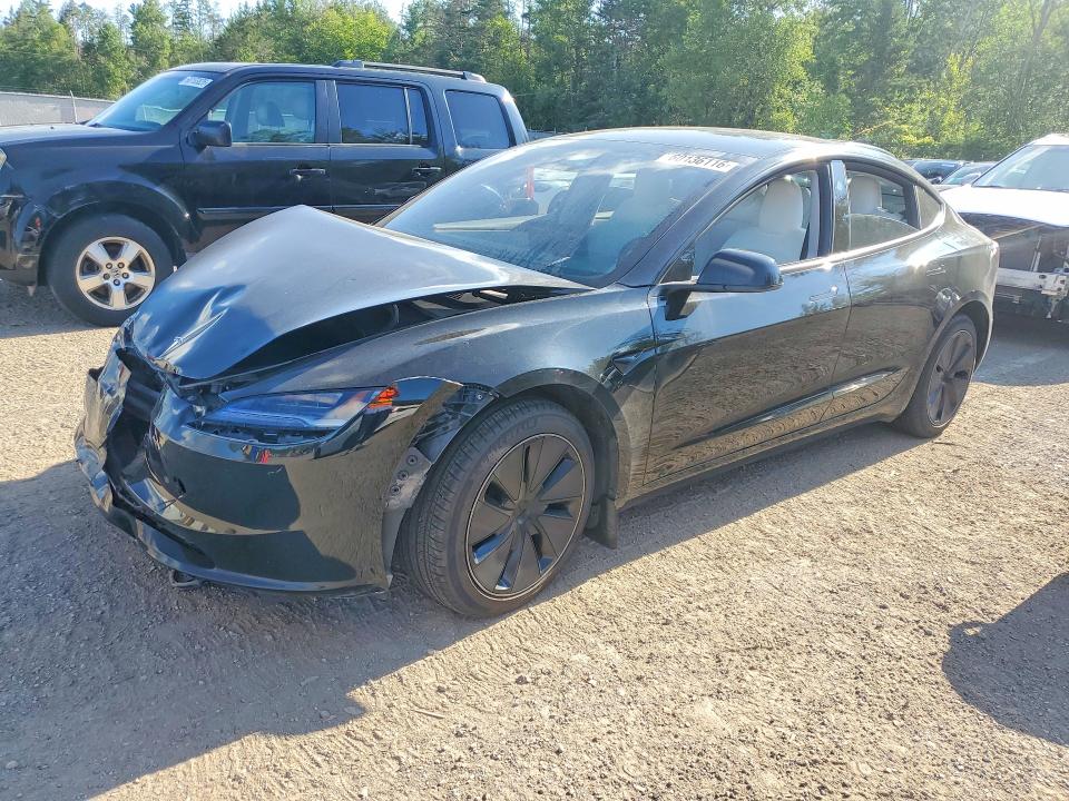 TESLA MODEL 3 2025 with VIN 5YJ3E1EB3SF900782 - Photo from auction