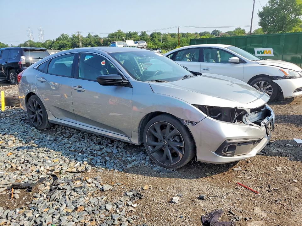 Foto 4 de la subasta – 2019 HONDA CIVIC con VIN 2HGFC2F80KH593028