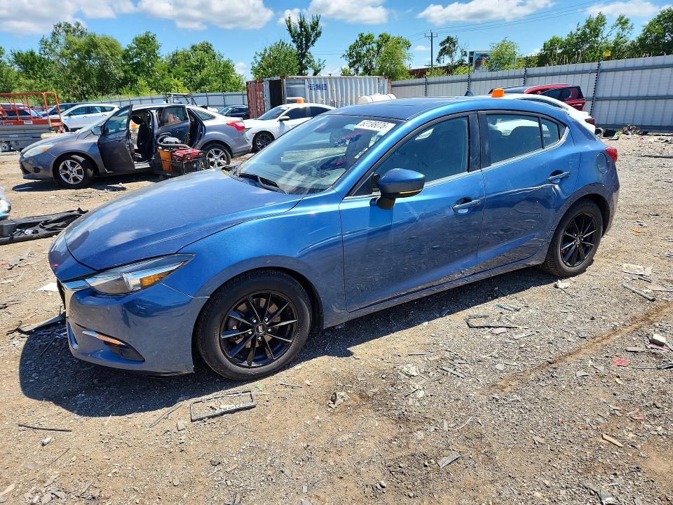 MAZDA 3 2018 with VIN 3MZBN1M33JM166481 - Photo from auction