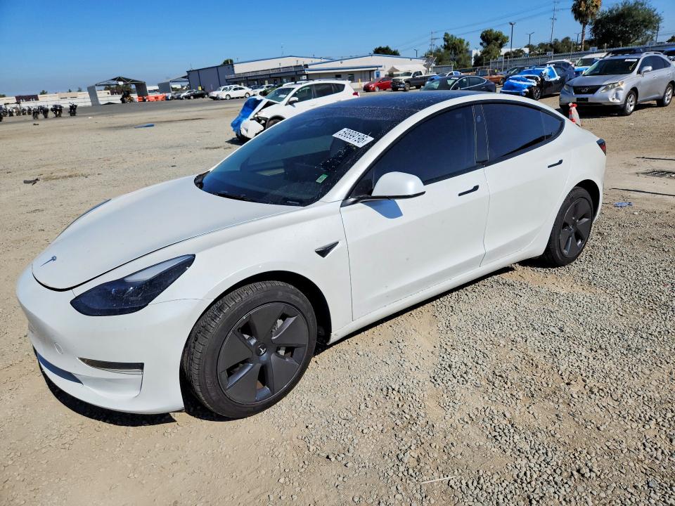 TESLA MODEL 3 2023 with VIN 5YJ3E1EA4PF692815 - Photo from auction