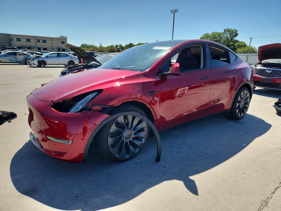TESLA MODEL Y 2025 с VIN 7SAYGDEF6SA374569 - Фото с аукциона