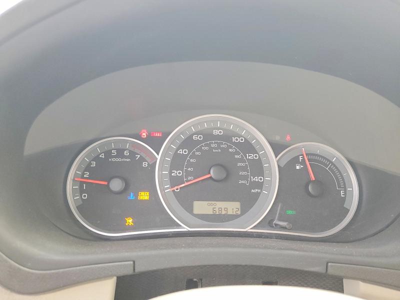 Zdjęcie 9 z aukcji – 2008 SUBARU IMPREZA z VIN JF1GH61678G835602