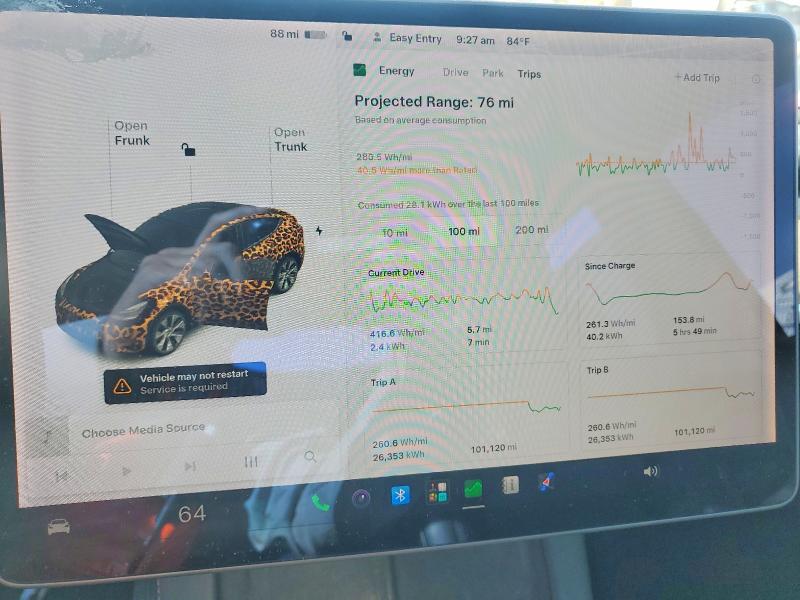 Photo 9 from auction – 2021 TESLA MODEL Y with VIN 5YJYGDEE5MF239562