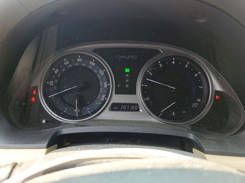 Photo 9 from auction – 2007 LEXUS IS with VIN JTHBK262372053876
