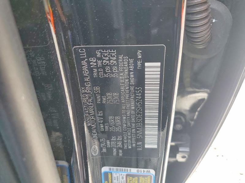 Photo 14 from auction – 2025 HYUNDAI TUCSON with VIN 5NMJB3DE2SH524453