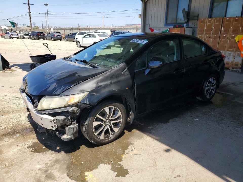 HONDA CIVIC 2013 with VIN 19XFB2F81DE278626 - Photo from auction