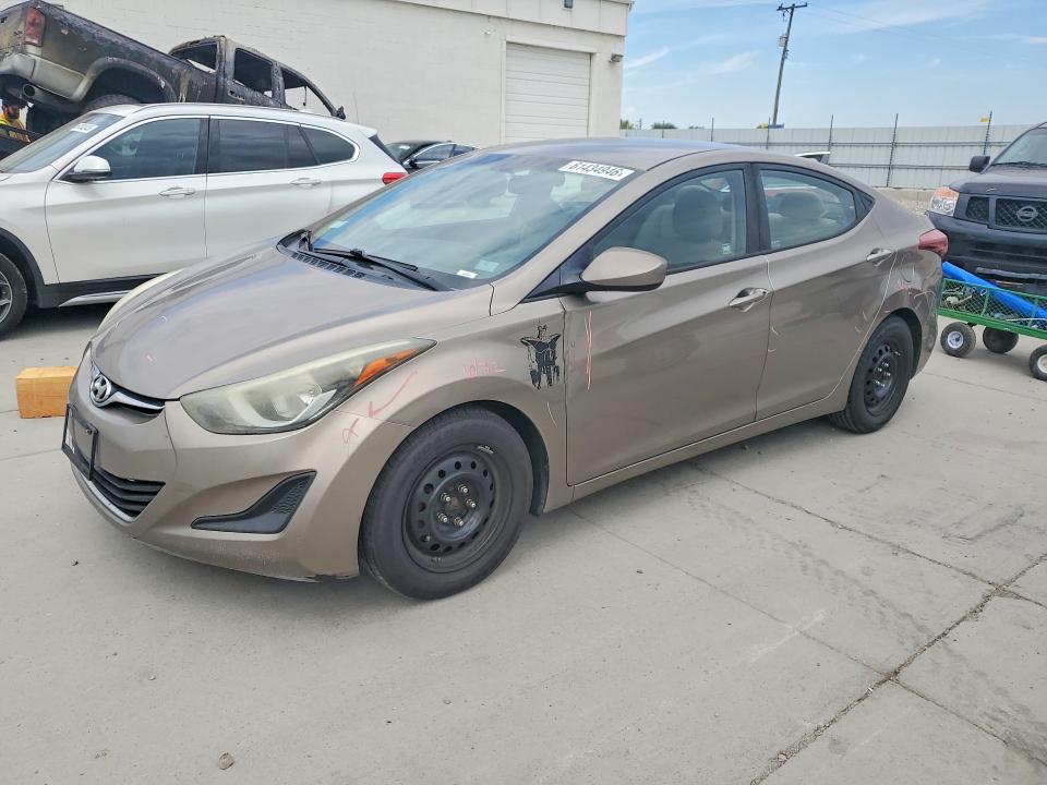 HYUNDAI ELANTRA 2016 with VIN 5NPDH4AE3GH688309 - Photo from auction