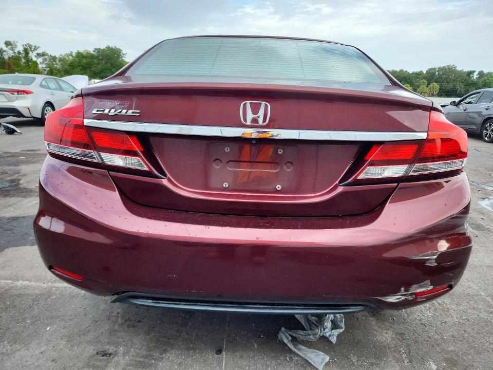 Photo 6 from auction – 2013 HONDA CIVIC with VIN 19XFB2F52DE096780