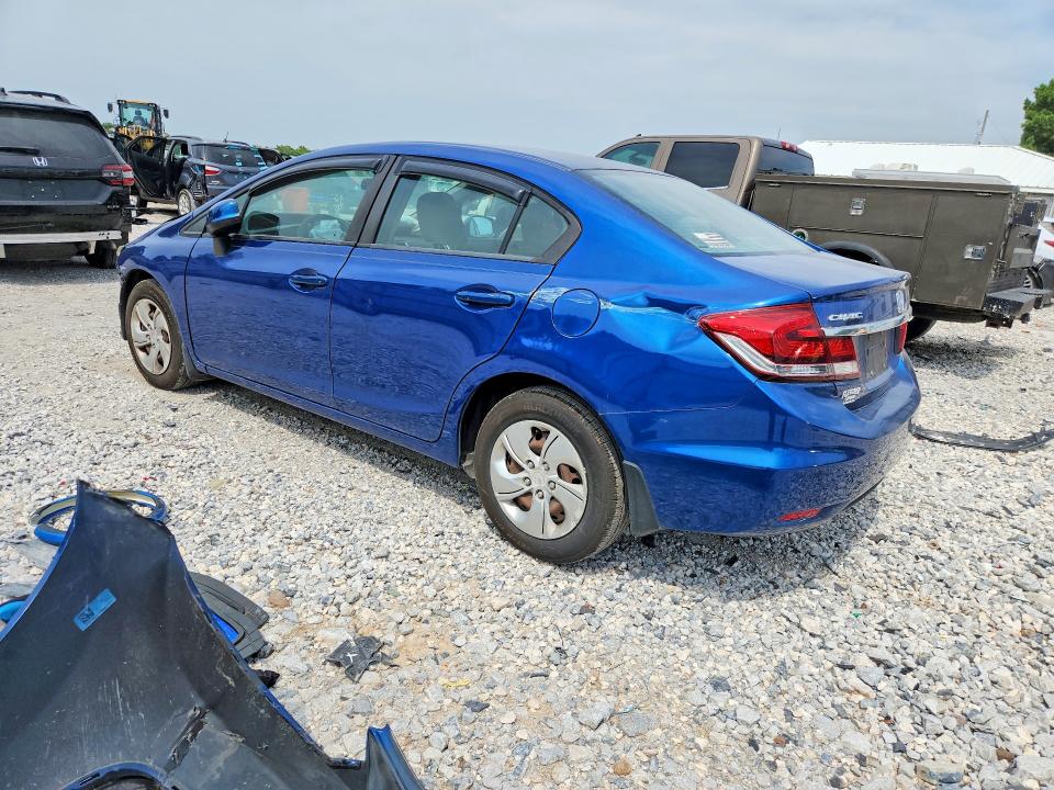 Photo 2 from auction – 2013 HONDA CIVIC with VIN 19XFB2F50DE081162