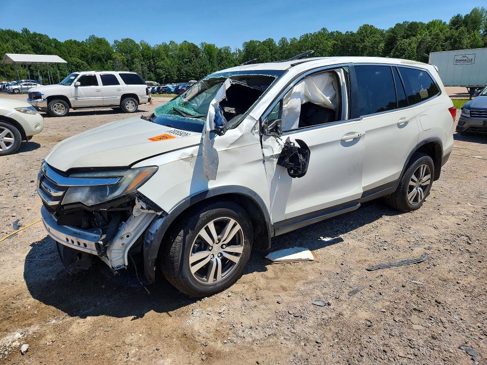 HONDA PILOT 2016 with VIN 5FNYF5H59GB005241 - Photo from auction