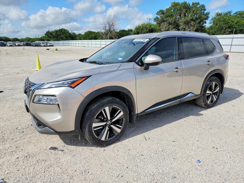 NISSAN ROGUE 2021 with VIN JN8AT3CA1MW019164 - Photo from auction