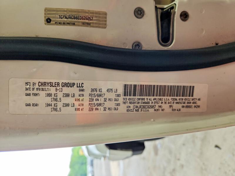 Photo 14 from auction – 2014 JEEP PATRIOT with VIN 1C4NJRCB6ED626057