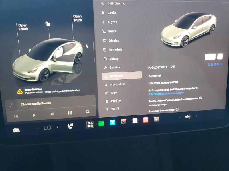 Photo 9 from auction – 2023 TESLA MODEL 3 with VIN 5YJ3E1EA5PF697151
