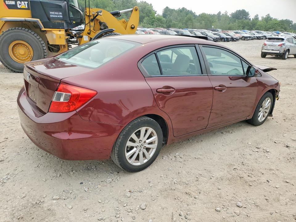 Photo 3 from auction – 2012 HONDA CIVIC with VIN 19XFB2F80CE357090