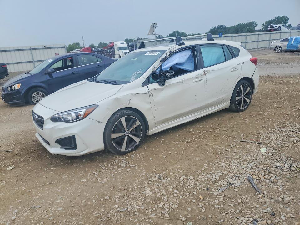 SUBARU IMPREZA 2018 with VIN 4S3GTAM66J3713947 - Photo from auction