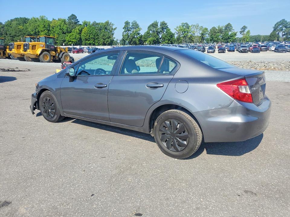 Photo 2 from auction – 2012 HONDA CIVIC with VIN 2HGFB2F51CH579150