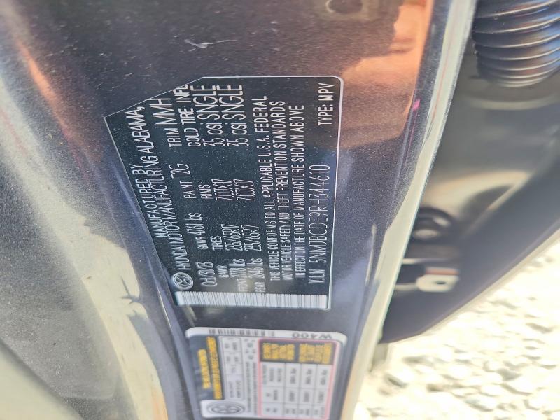 Photo 14 from auction – 2024 HYUNDAI TUCSON with VIN 5NMJBCDE9RH344610