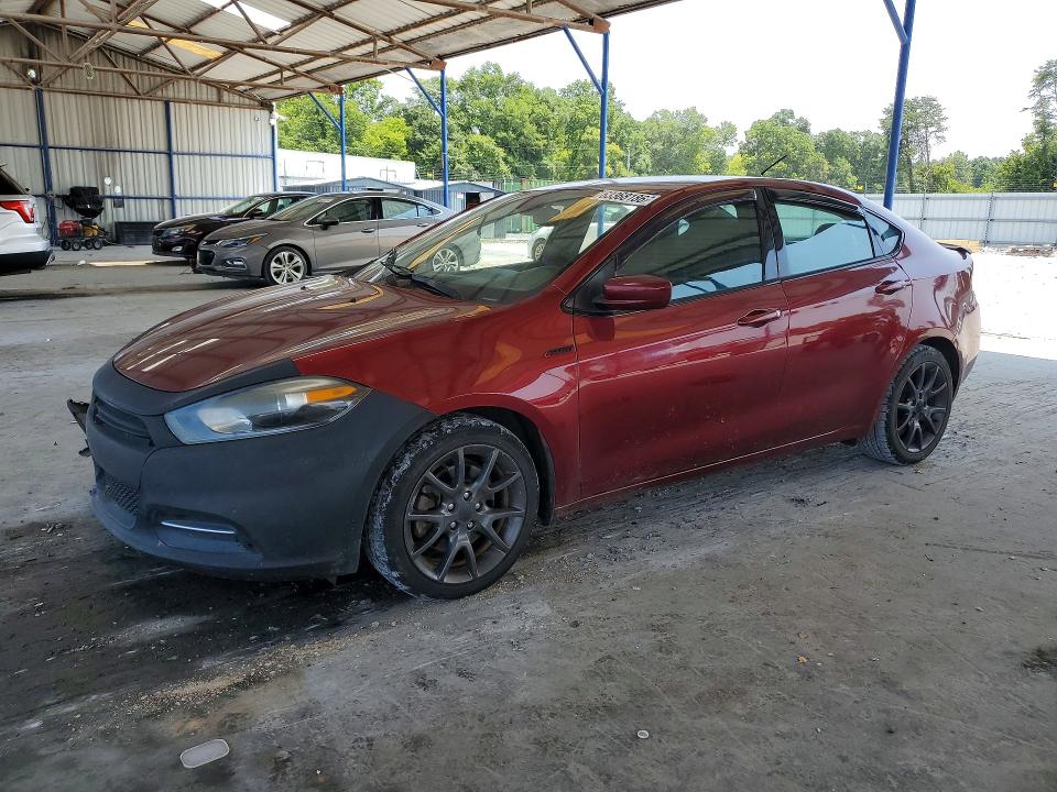 DODGE DART 2015 with VIN 1C3CDFAA6FD375599 - Photo from auction